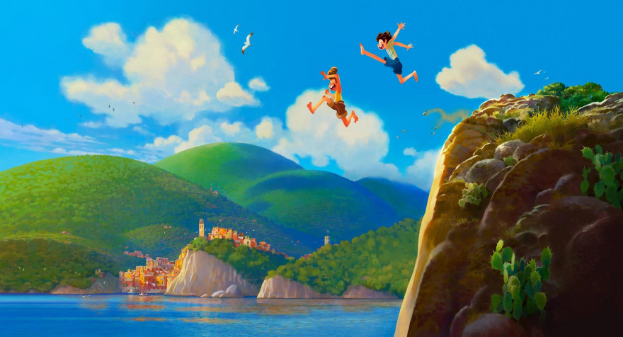 Luca Pixar Desktop Background 2048x1108px