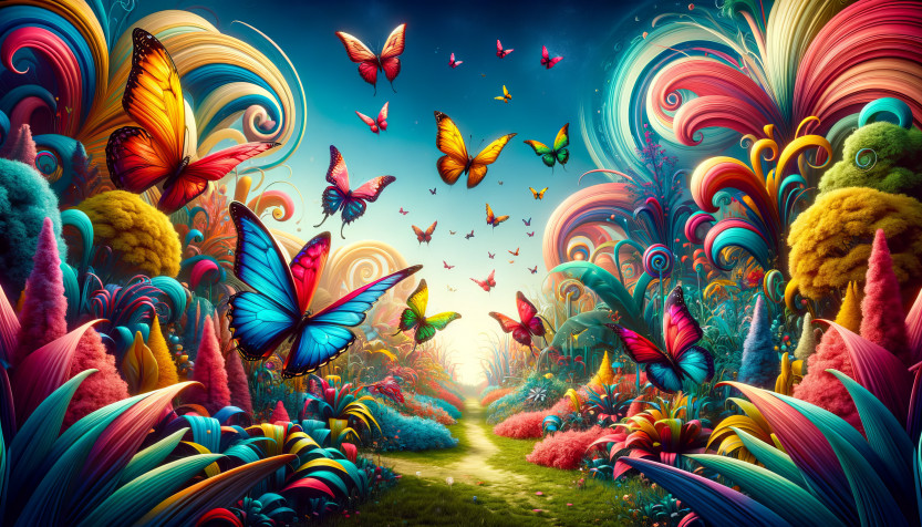 Butterflies Hd Laptop Background 3584x2048px