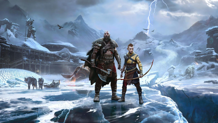 God Of War Ragnarok Full HD 1080p Wallpaper 1920x1080px