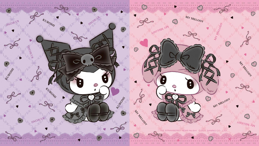 Kuromi Background Image 2500x1406px