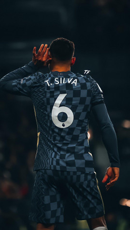 Thiago Silva Phone Background 1160x2048px