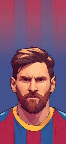 Aesthetic Lionel Messi Wallpaper for Mobile 1183x2560px