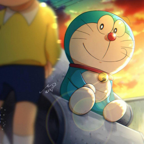 Doraemon Wallpaper for iPhone 1280x1280px