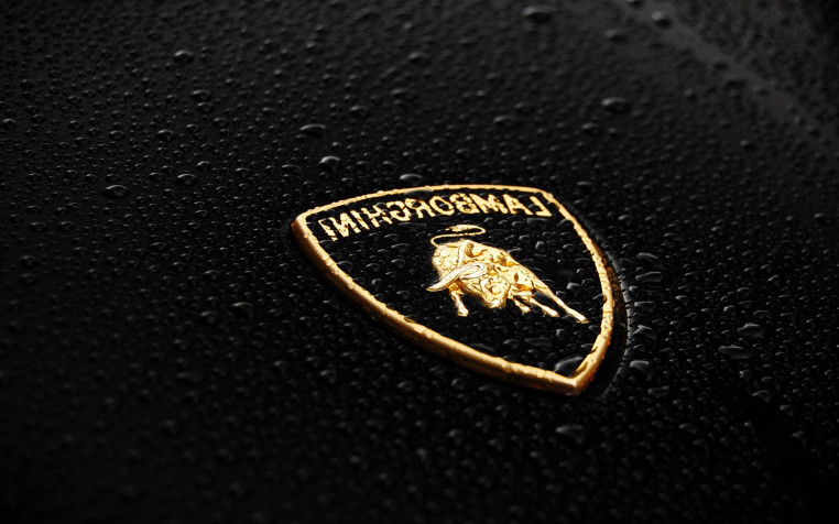 Lamborghini Logo Widescreen HD Wallpaper 1920x1200px