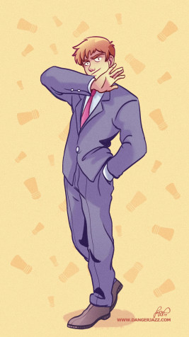 Arataka Reigen Wallpaper for Mobile 1080x1920px