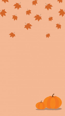 Cute Fall Phone Background 1080x1920px