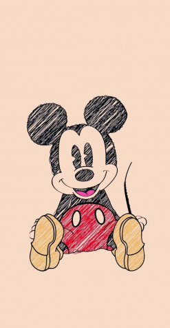 Mickey Mouse Phone Background Image 1080x2076px