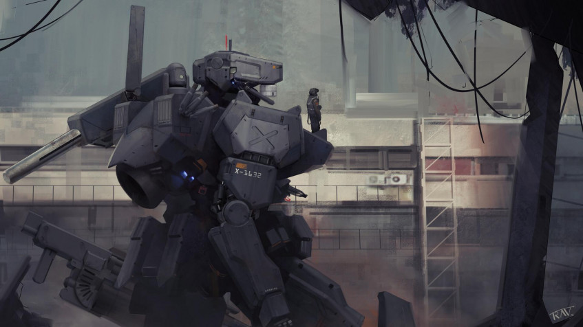 Mech Full HD 1080p Wallpaper 1920x1080px