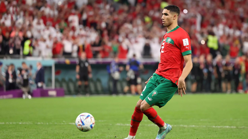 Achraf Hakimi Full HD 1080p Wallpaper 1920x1080px