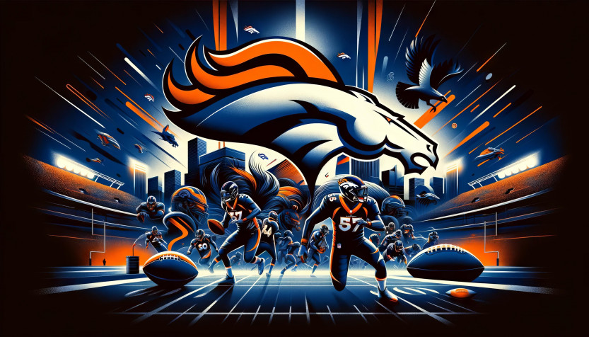 Denver Broncos Background Image 3584x2048px