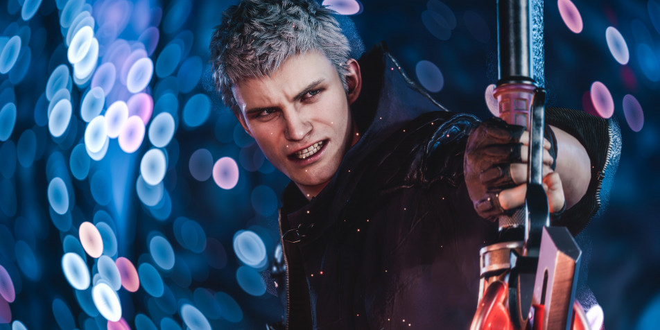 Devil May Cry 5 MacBook Background 6400x3200px