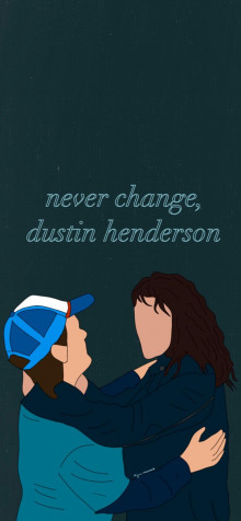 Dustin Henderson Phone Background 887x1920px