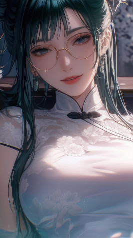 Sunglasses Anime Girl 4k Phone Wallpaper 2160x3840px