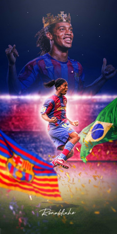 Ronaldinho Gaucho Android Wallpaper 1080x2160px