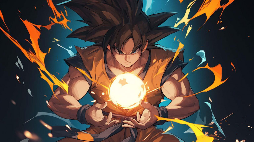 Goku Desktop Wallpaper 1536x864px