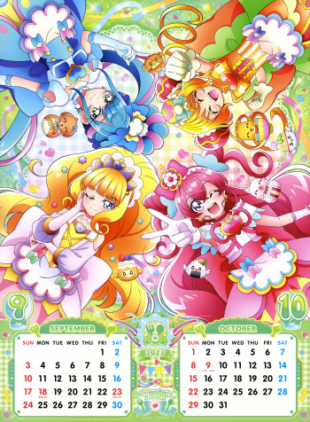 Delicious Party Precure Phone Background Image 5797x7866px