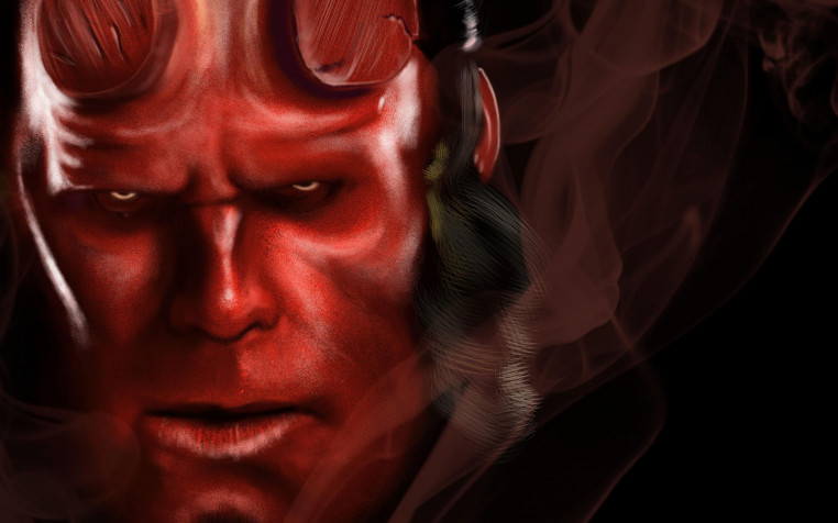 Hellboy Retina Widescreen Wallpaper 2880x1800px