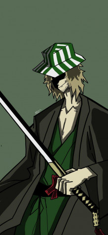 Kisuke Urahara iPhone Wallpaper 720x1560px