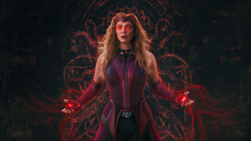 Scarlet Witch 4k UHD Wallpaper 3840x2160px