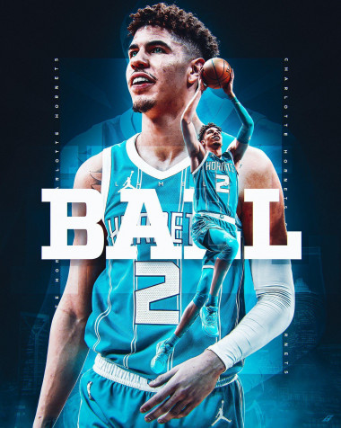 Lamelo Ball Mobile Background 1638x2048px