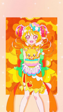 Delicious Party Precure Android Wallpaper Image 1152x2048px