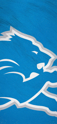 Detroit Lions Logo Mobile Background 1080x2338px