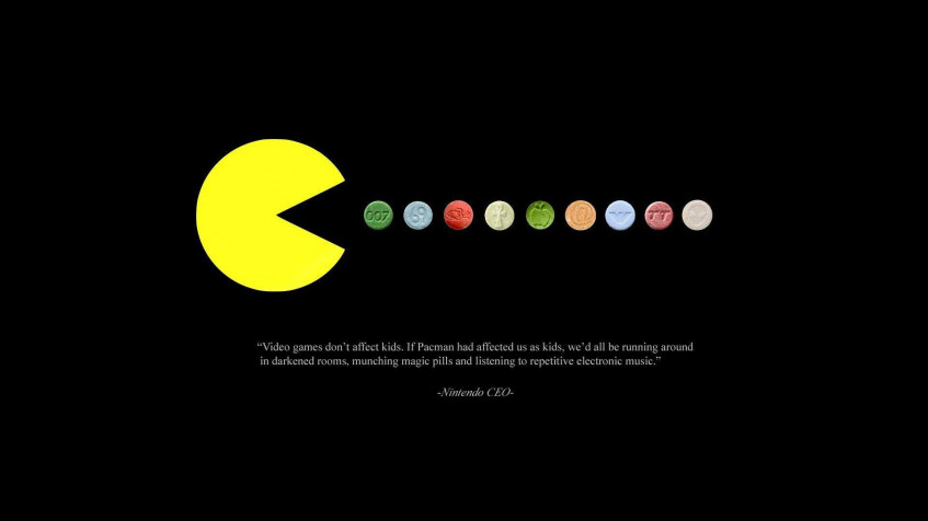 Pacman Full HD 1080p Wallpaper 1920x1080px