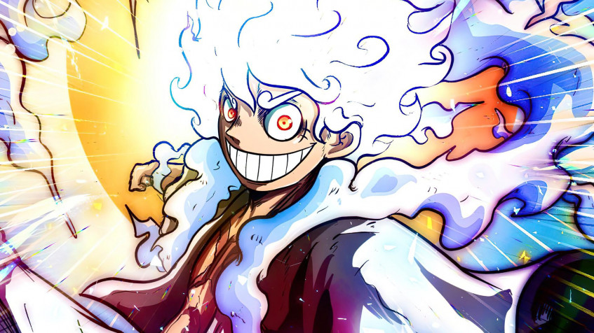 Gear 5 Luffy Full HD 1080p Wallpaper 1920x1080px