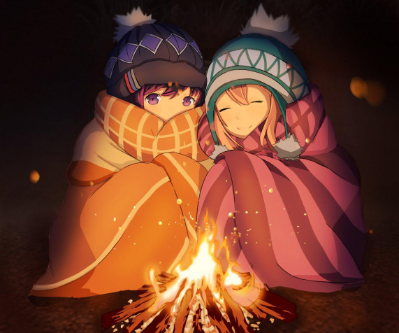 Laid Back Camp HD Background 1920x1600px