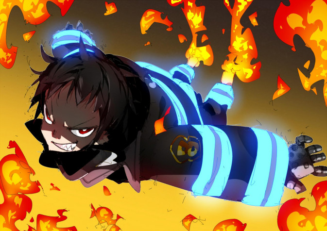 Fire Force HD Background 1920x1357px