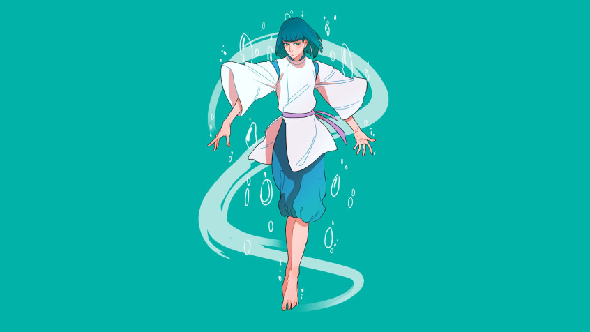 Haku Spirited Away Background Image 3555x2000px