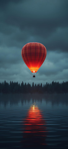 Air Balloon Mobile Background 1720x3728px