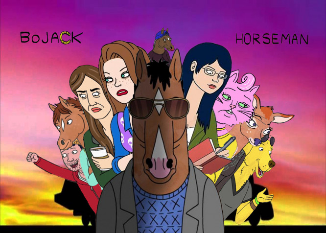 Bojack Horseman Laptop Background 2100x1500px