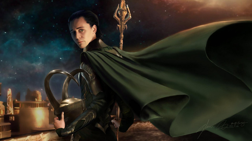 Loki Full HD 1080p Wallpaper 1920x1080px