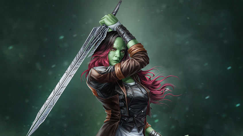 Gamora Background Image 2120x1192px