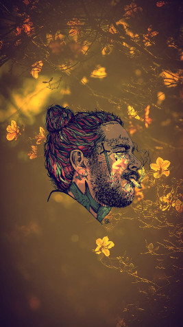 Post Malone Mobile Wallpaper 800x1422px