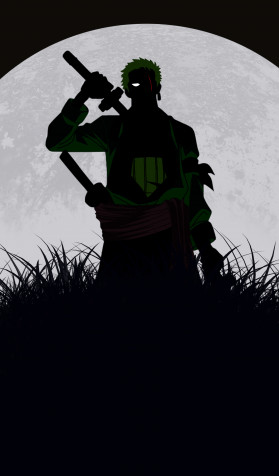 Zoro Phone Background 1500x2560px