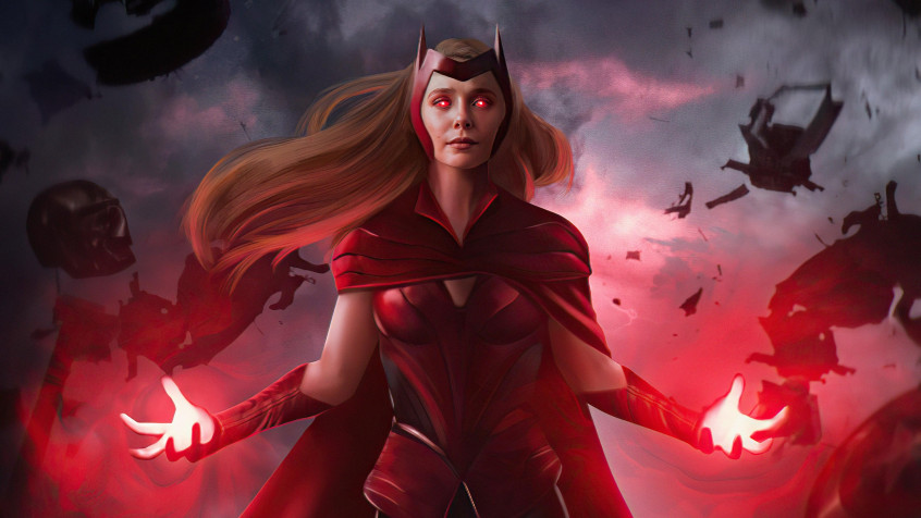 Scarlet Witch 4k UHD Wallpaper 3840x2160px