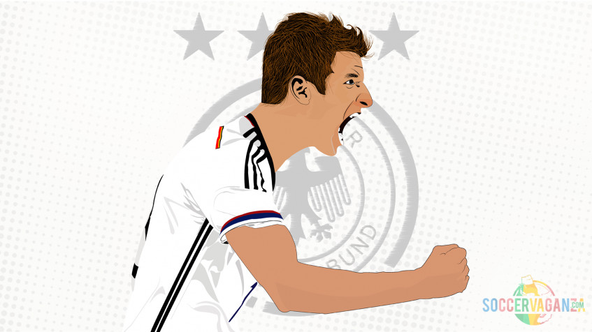 Thomas Muller Full HD 1080p Wallpaper 1920x1080px