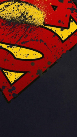 Superman Logo Mobile Background 1080x1920px