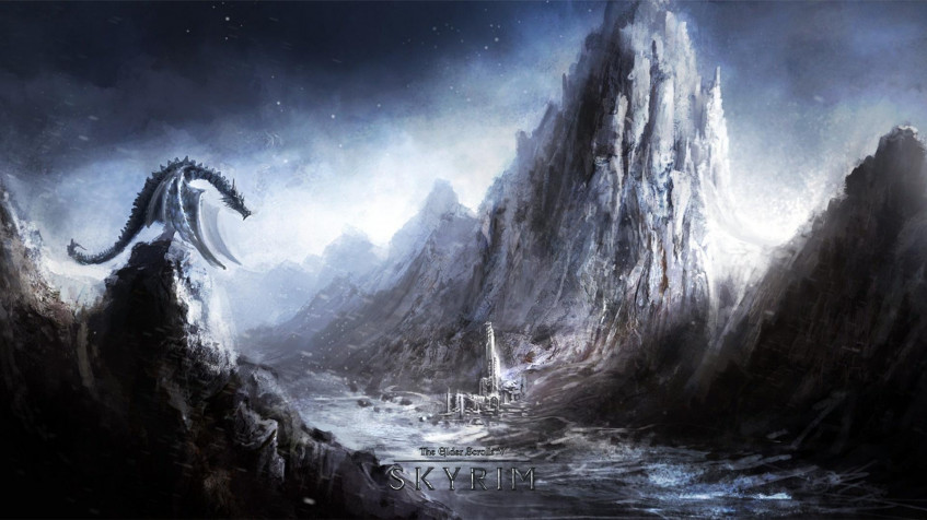 Skyrim Full HD 1080p Wallpaper 1920x1080px