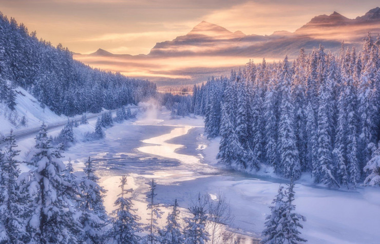 Winter HD Background 1920x1236px