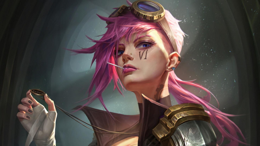 Vi League Of Legends Full HD 1080p Wallpaper 1920x1080px