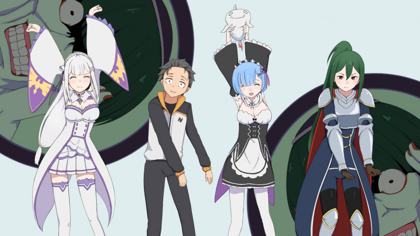 Re Zero Full HD 1080p Wallpaper 1920x1080px