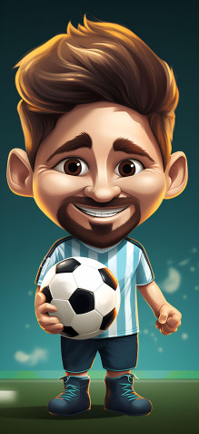 Aesthetic Lionel Messi Android Wallpaper Image 1463x3171px