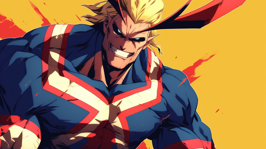 All Might Desktop Background 2912x1632px