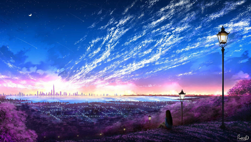 Anime Desktop HD Background 1920x1089px