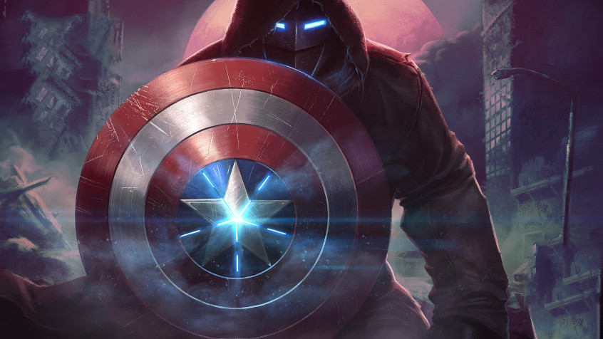 Cool Captain America 4k UHD Wallpaper 3840x2160px