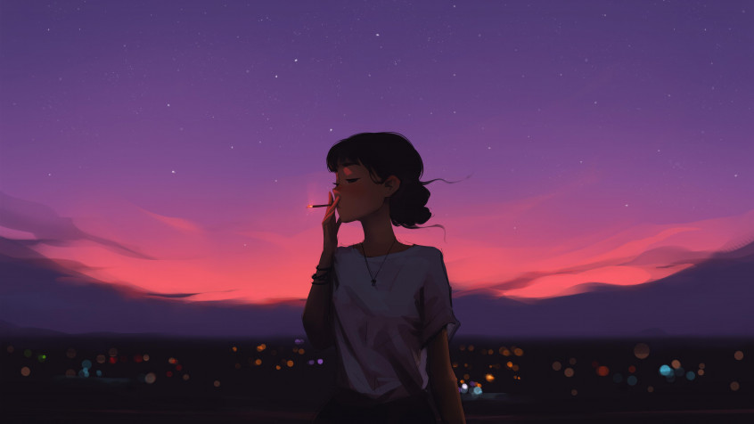 Lofi Laptop Background 5120x2880px