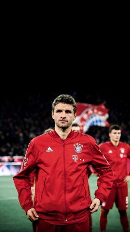 Thomas Muller Phone HD Background 1152x2048px